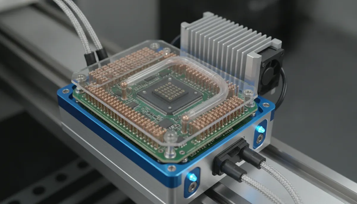 CNC 6G terahertz communication module inside smart factory machine