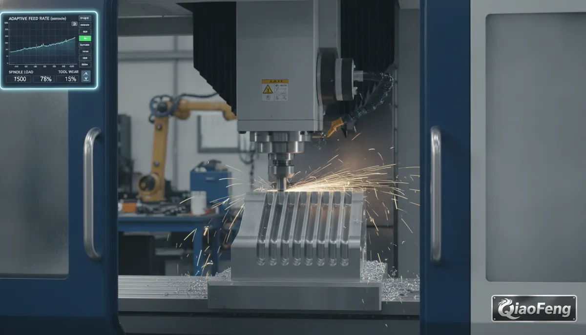 CNC adaptive control machining aerospace Inconel part with real-time optimization