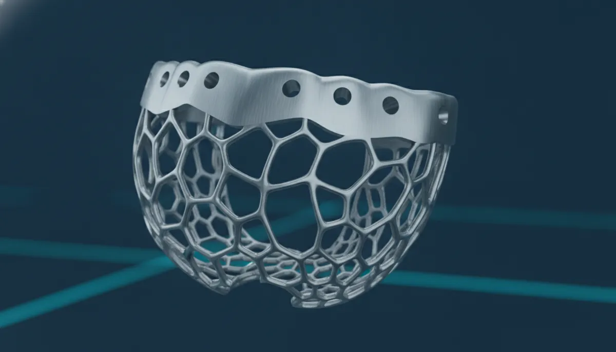 CNC bio-inspired aerospace bracket with topology-optimized bone-like rib structure