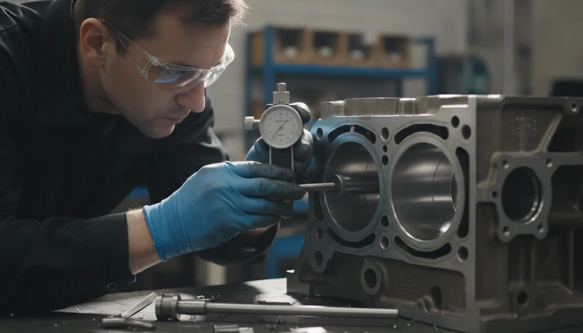 Precision measurement of CNC boring cycle finished hole