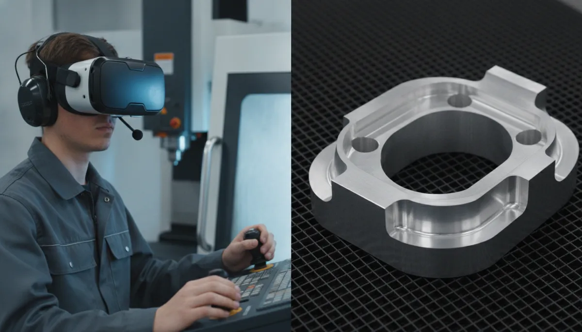 Future vision of a CNC thought control interface producing precision parts