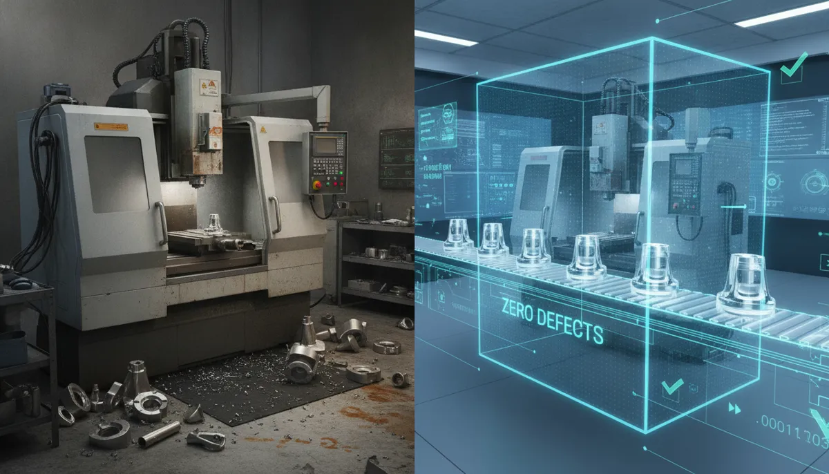 CNC digital twin process vs traditional machining comparison