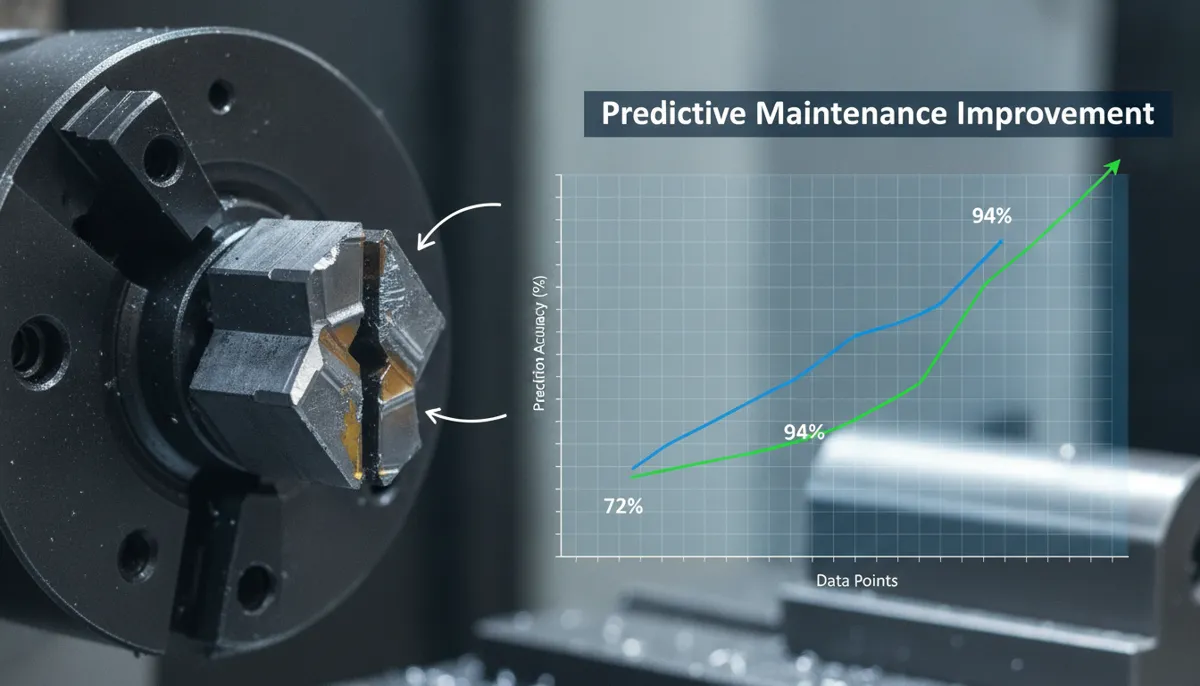 CNC federated learning tool wear prediction accuracy improvement chart