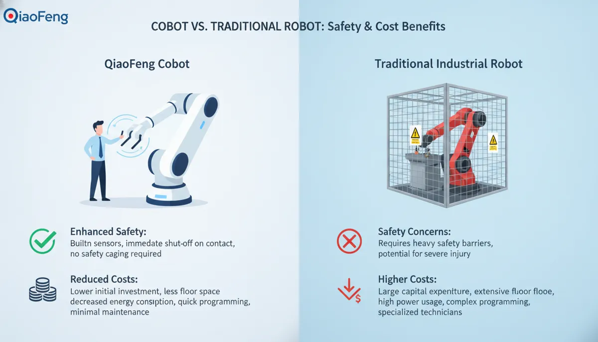 CNC human robot collaboration workflow operator supervising cobot machine tending cell