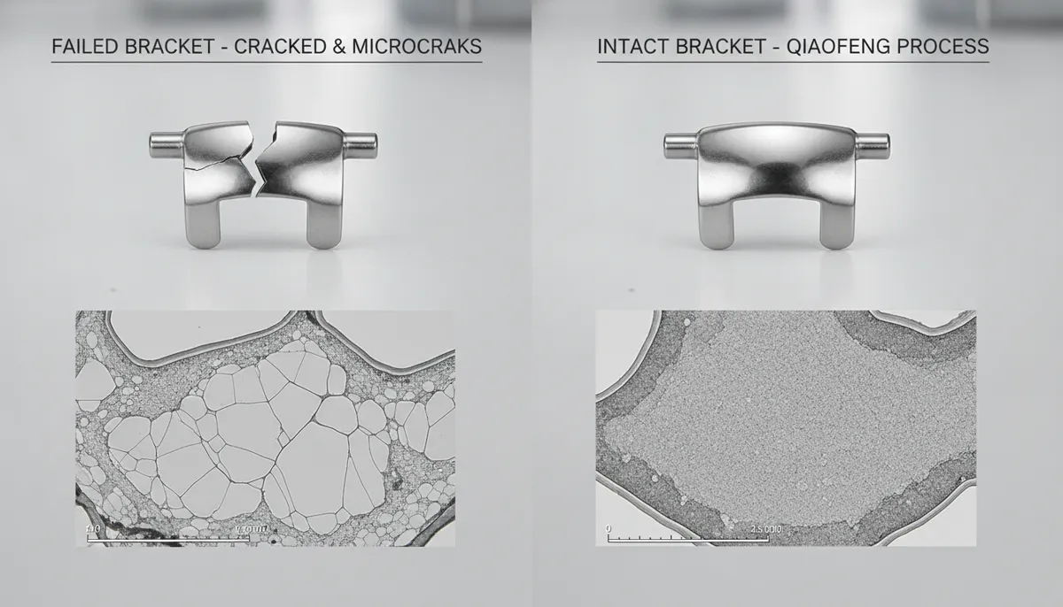 CNC surface integrity case study aerospace bracket failure