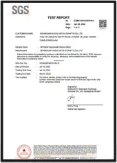 SGS Certificate