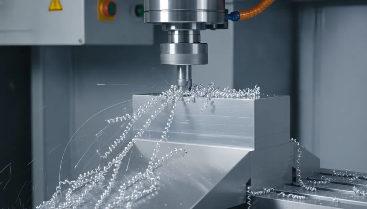 horizontal machining center chip evacuation gravity-assisted chip conveyor system
